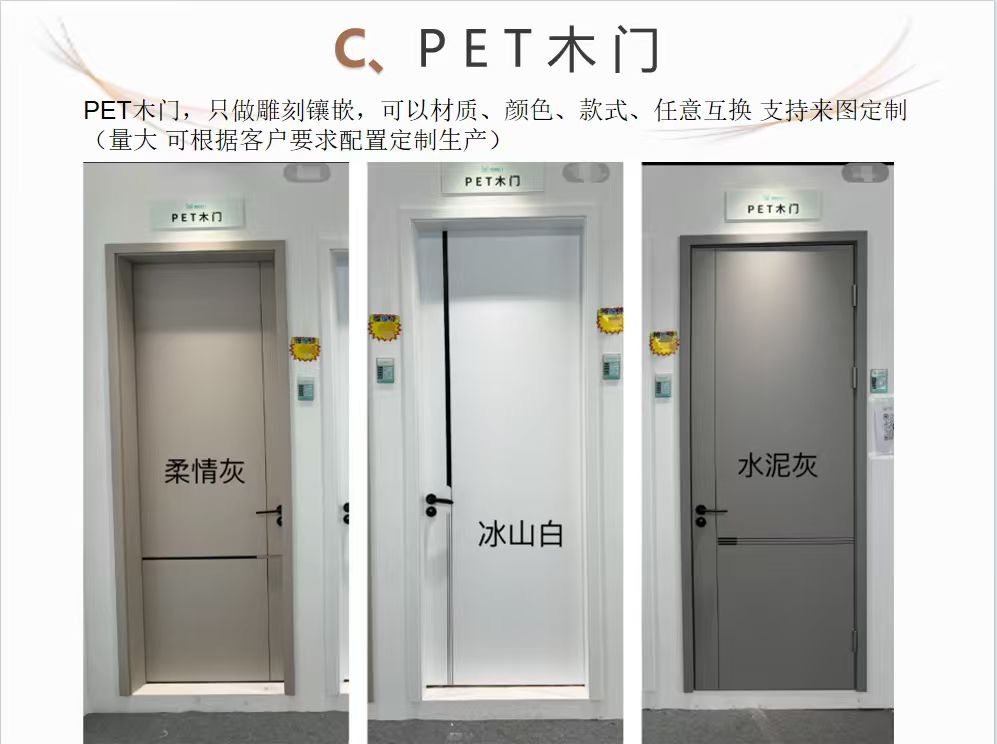 木门产品示意图